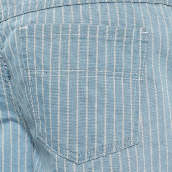 🆕Free People Railroad Stripe Flare Jeans NWT - Picture 7 of 7